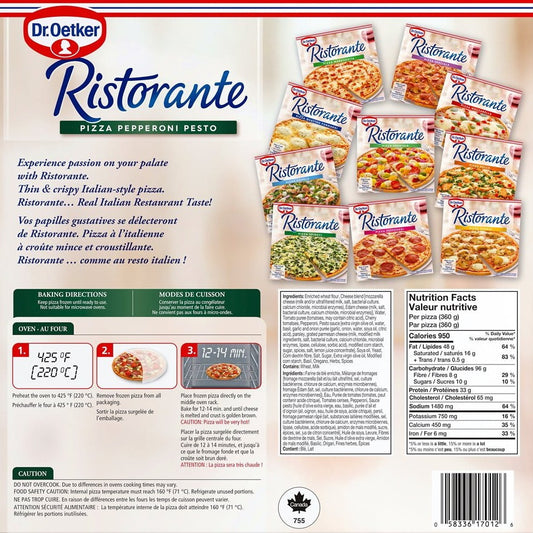 DR. OETKER PIZZA PEPPERONI PESTO 360g