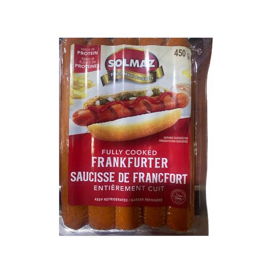 SOLMAZ SAUCISSE DE FRANCFORT 450g