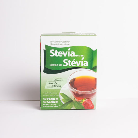 STEVIA EXTRACT ZERO CALORIE SWEETENER 40S