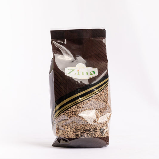 ZINA BROWN LENTILS 800g