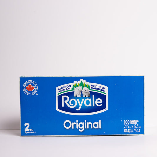 ROYALE FACIAL TISSUES 2-Ply (100 Tissues)