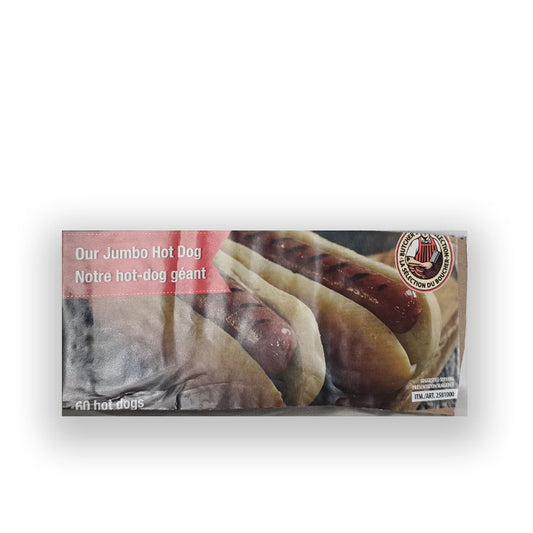 OUR JUMBO HOT DOG 7" Hot Dog 10 x 100 g